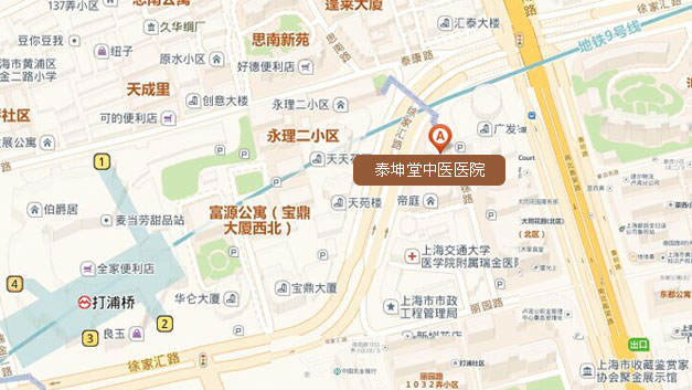 医院交通位置图